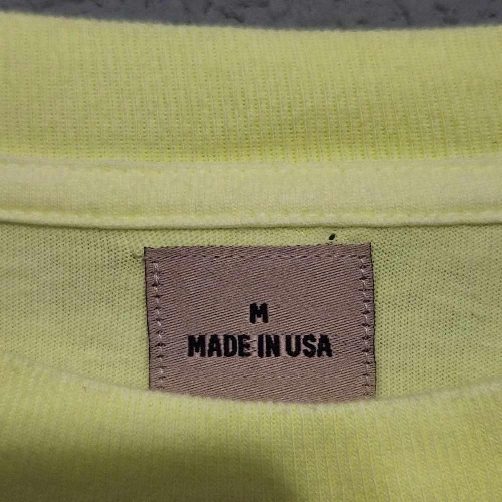 Season 6 Yeezy Calabasas Long Sleeve Tee Shirt Frozen Yellow Medium - Picture 3 of 9